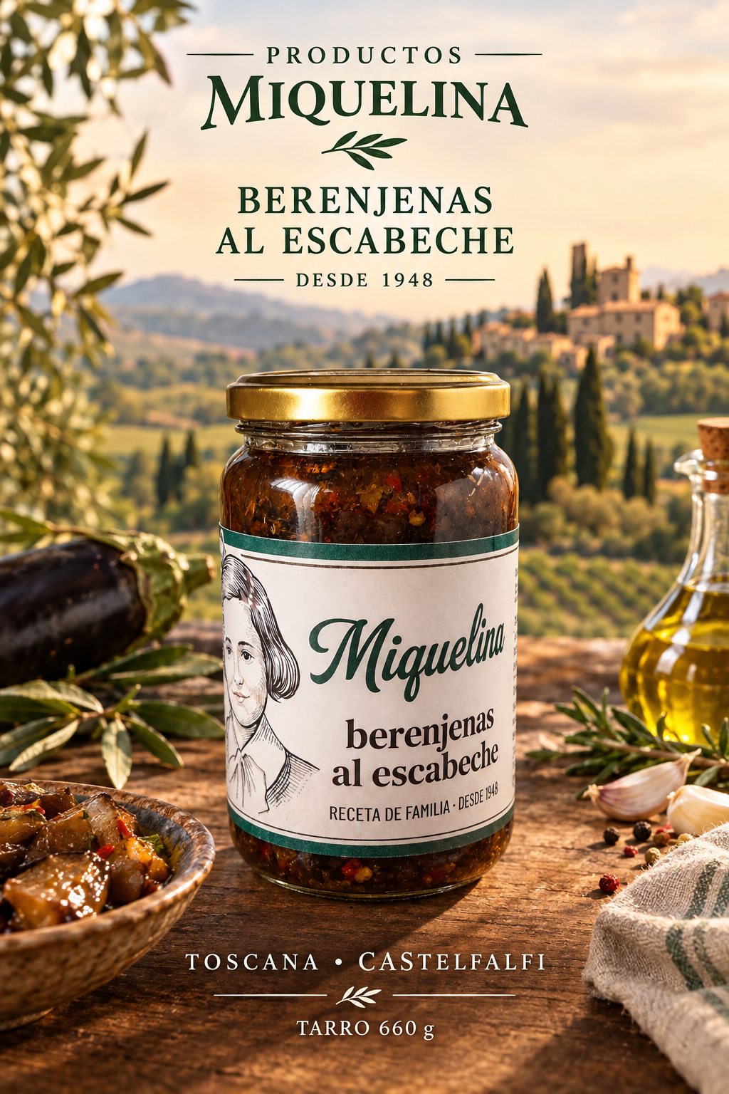 Berenjenas al Escabeche 660g